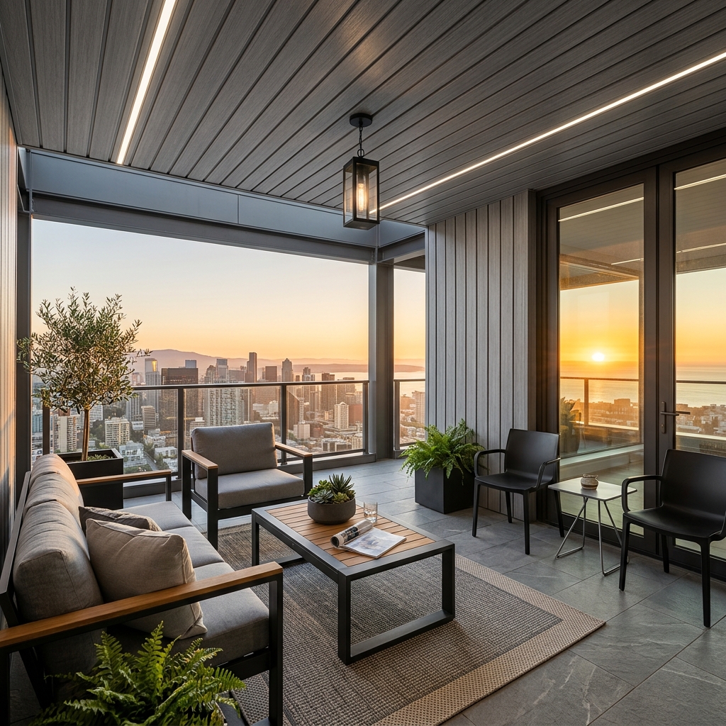 Balkon & Veranda PVC Lambiri Tavan Kaplama