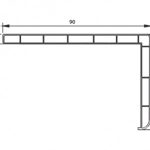 SL 212 - 60x90 PVC Pervaz Profili Küçük Görsel
